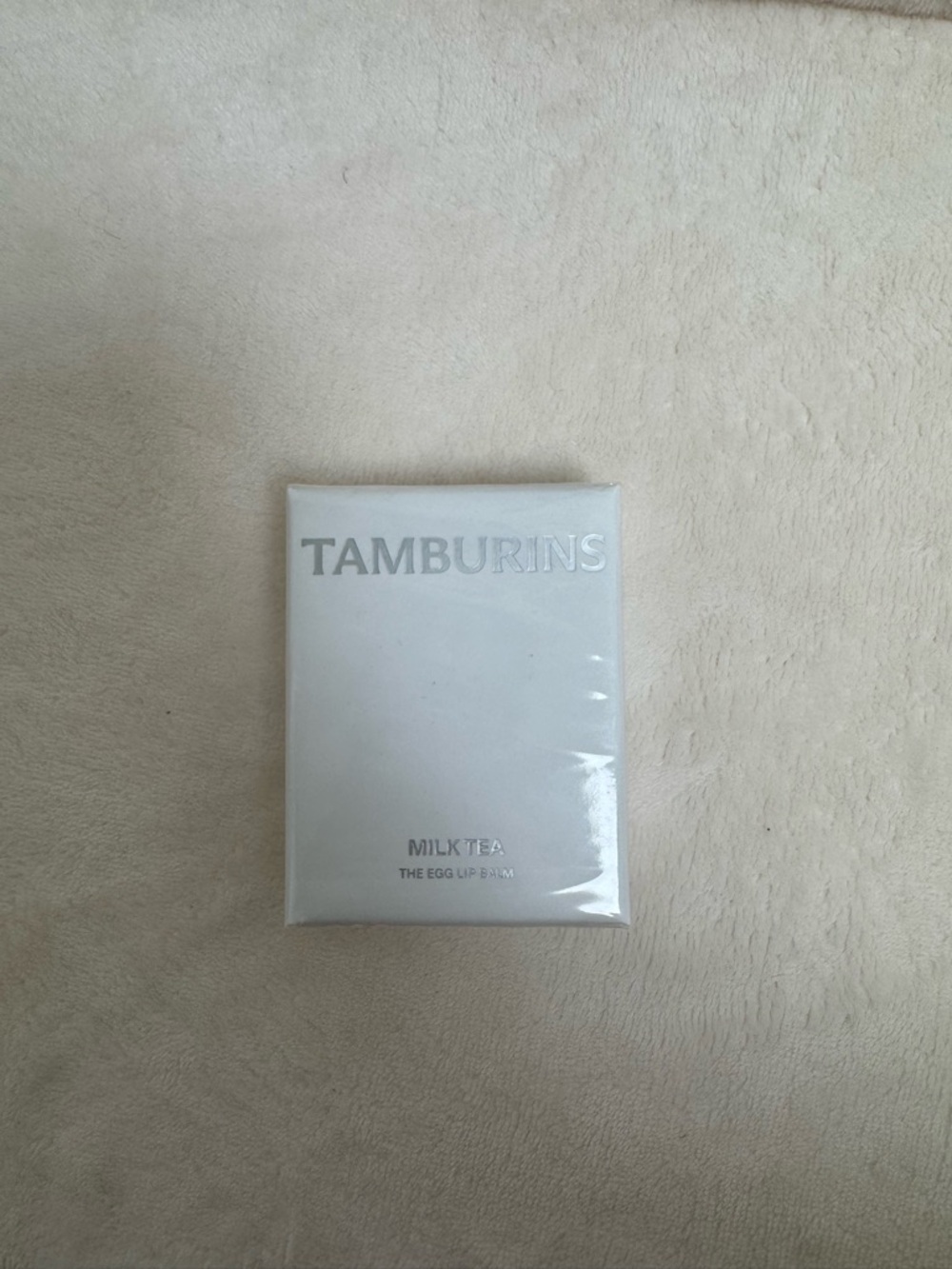 TAMBURINS The Egg Lip Balm Milk Tea 5g New Sealed